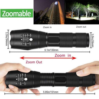 Lumenite V Super Bright LED Tactical Flashlight - Multimode Torch Bundle - 24/7 Tactical Supplies